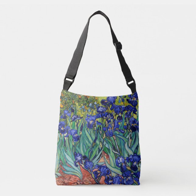 Bolso Cruzado Irises de Vincent van Gogh (Anverso)