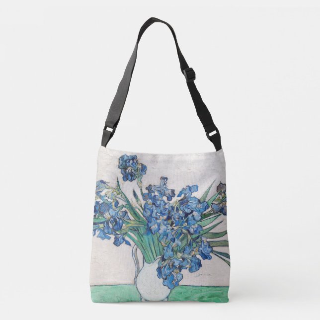 Bolso Cruzado Irlandeses azules de Vincent Van Gogh Bella Artes (Reverso)