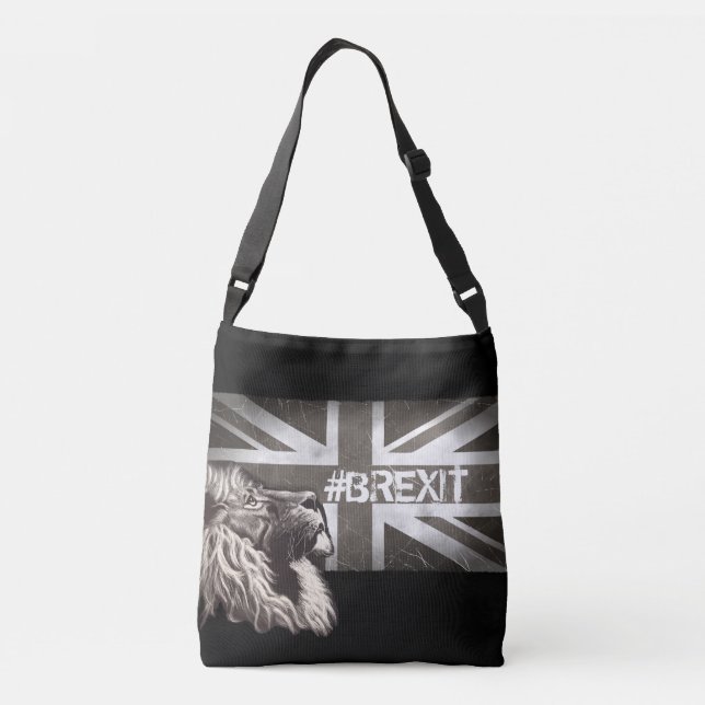 Bolso Cruzado Jack, un sindicato de leones blancos y negros #Bre (Reverso)