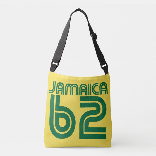 Bolso Cruzado Jamaica 1962 - Haile Selassie - reggae Roots Bag (Anverso)