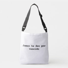 Bolso Cruzado jamas te des por vencido