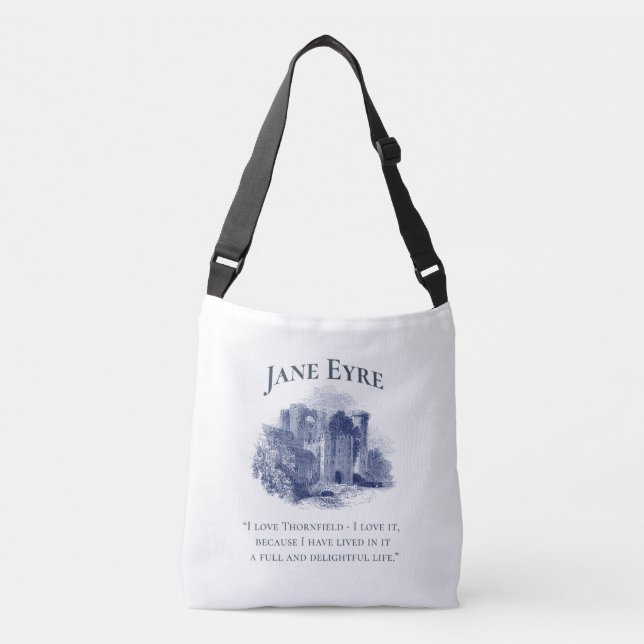 Bolso Cruzado Jane Eyre - Amo Thornfield - Castillo (Anverso)