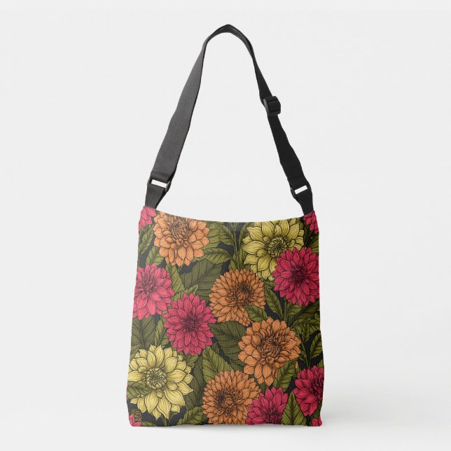 Bolso Cruzado Jardín Dahlia (Anverso)