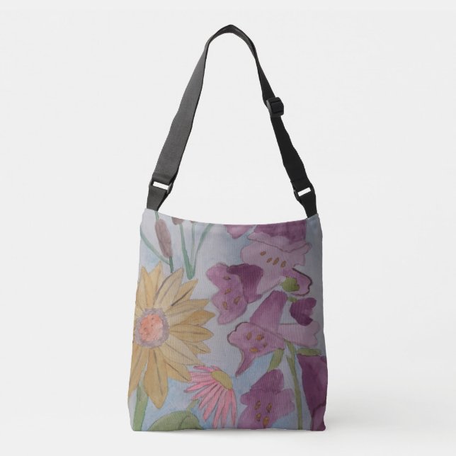 Bolso Cruzado Jardín de cabaña inglés (Anverso)