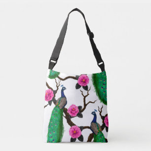 Bolso Cruzado Jardín de los pavos reales