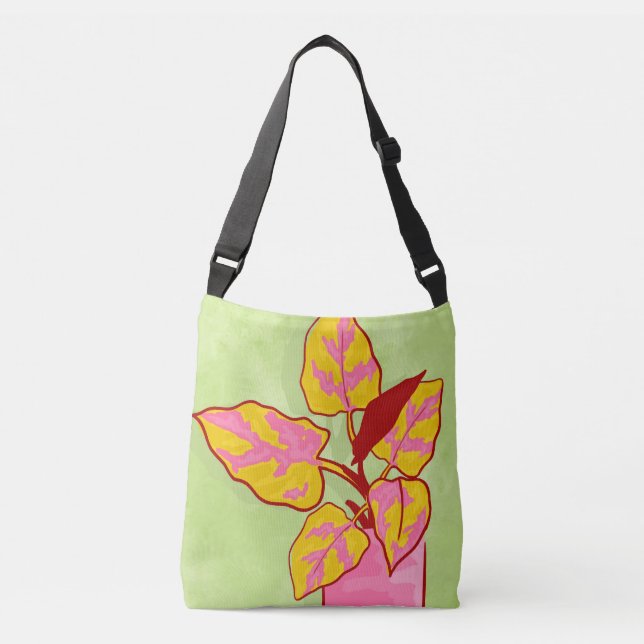 Bolso Cruzado Jardín de primavera (Anverso)