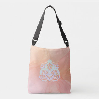 Bolso Cruzado Jardín del Corazón Floral Pastel
