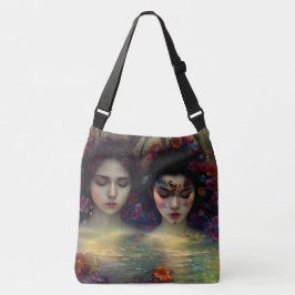 Bolso Cruzado Jardín místico: Sueños Florales