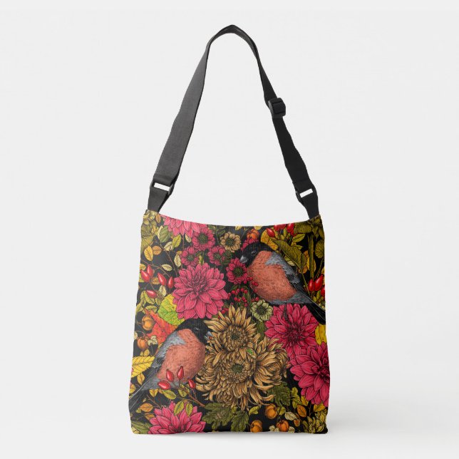 Bolso Cruzado Jardín otoñal 2 (Anverso)