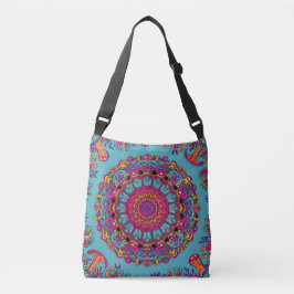 Bolso Cruzado Jardín Psicodélico de Mandala