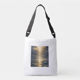Bolso Cruzado Jesús caminando sobre el mar • Marcos 6:50 KJV • C