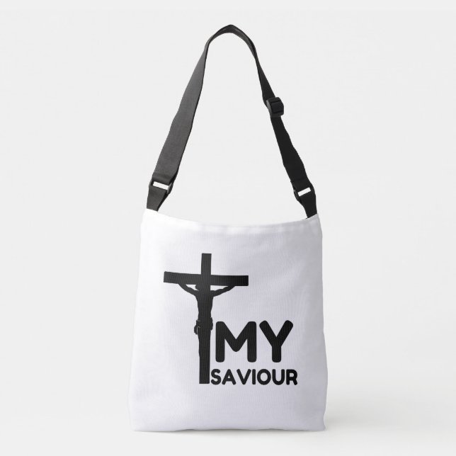 BOLSO CRUZADO JESUS CHRIST MY SAVIOR (Anverso)