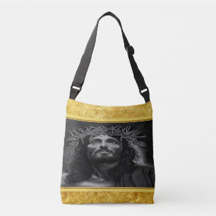 Bolso Cruzado Jesús que mira en cielo con un diseño del efecto