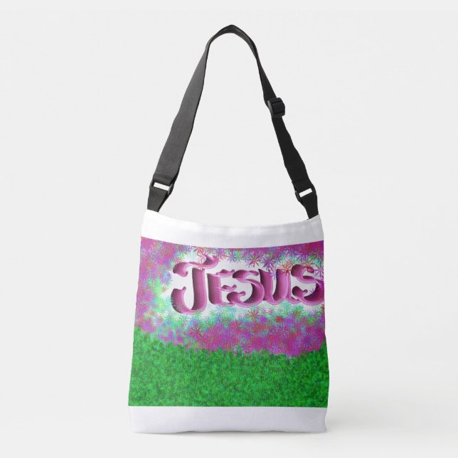 BOLSO CRUZADO JESUS TOTE BAG. (Anverso)