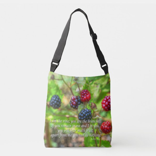 Bolso Cruzado John 15:5 (Anverso)