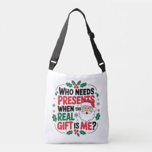 Bolso Cruzado Jolly Santa Claus trae alegría festiva a todos