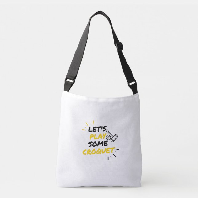 Bolso Cruzado Jugadores de croquet (Anverso)