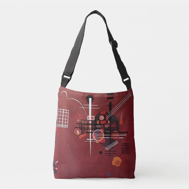 Bolso Cruzado Kandinsky - Rojo aburrido (Anverso)