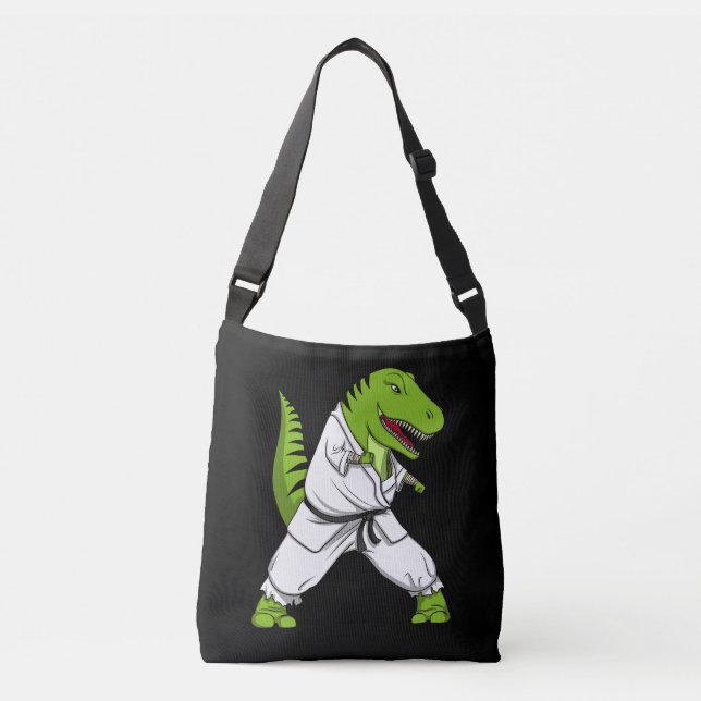 Bolso Cruzado Karate de los artes marciales de Ninja del (Anverso)