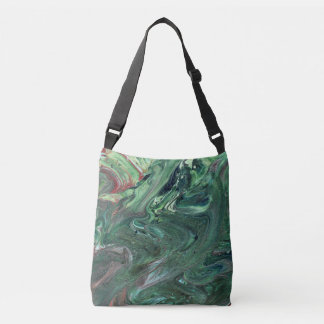 Bolso Cruzado Katmandú 3 Resumen verde mesmerizante Tote Bag