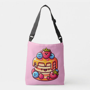 Bolso Cruzado Kawaii Pancake Desayuno lindo Diseño de comida