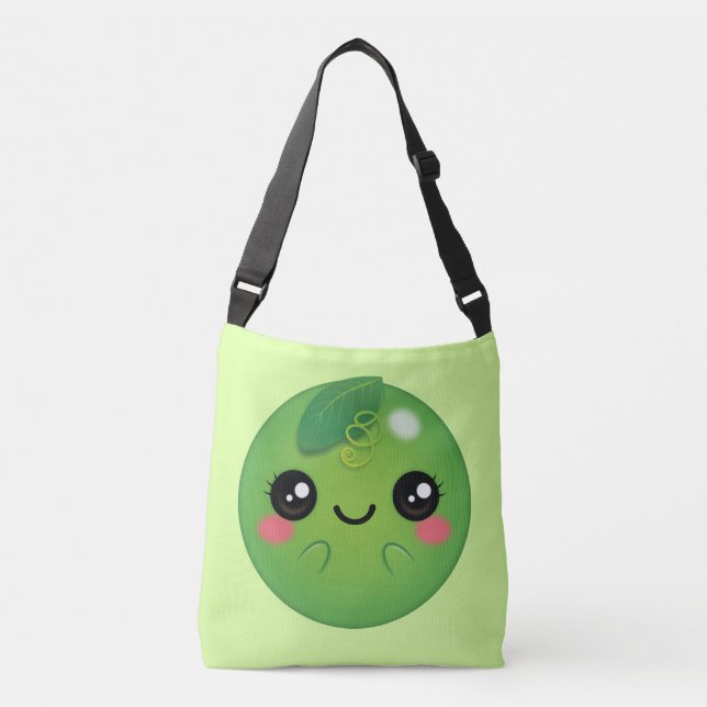 Bolso Cruzado Kawaii Pea (Anverso)