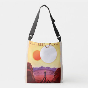 Bolso Cruzado Kepler Space Travel Destination Planet Adventure