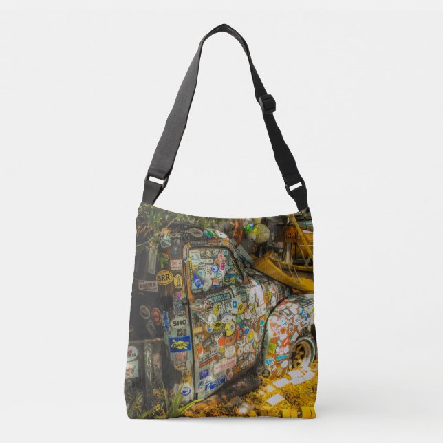 Bolso Cruzado Key West es Art, Old Pickup Truck (Anverso)