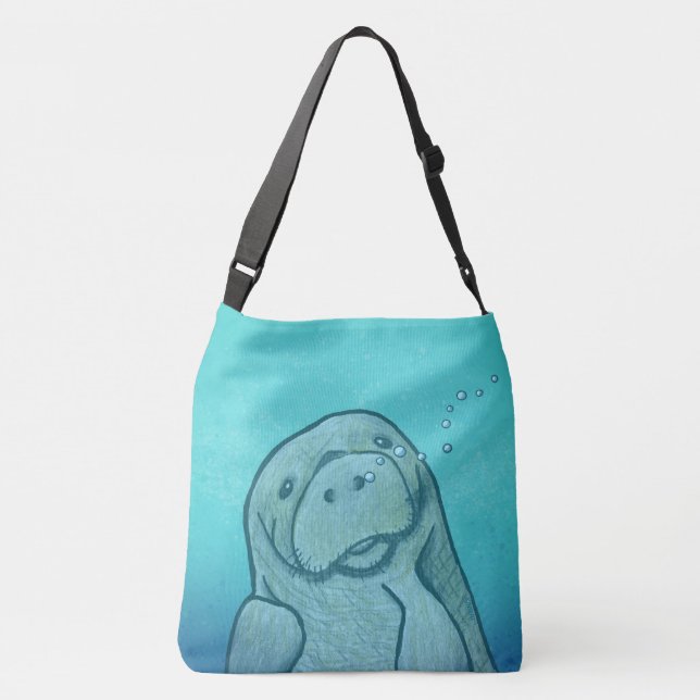 Bolso Cruzado KiniArt Manatee (Reverso)