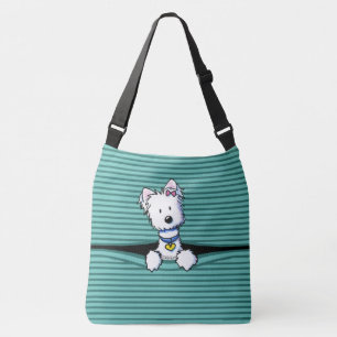 Bolso Cruzado KiniArt Peek-a-boo Westie