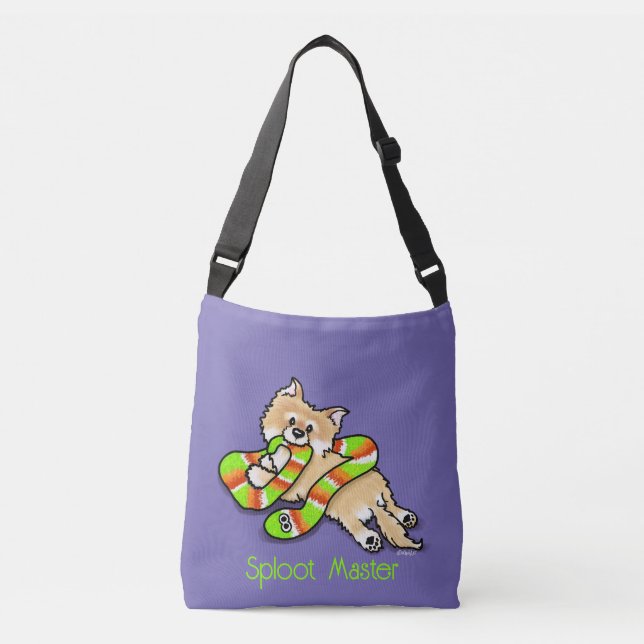 Bolso Cruzado KiniArt Sploot Master Pom (Anverso)