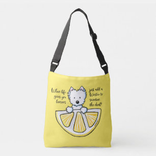 Bolso Cruzado KiniArt Westie Life Lemons