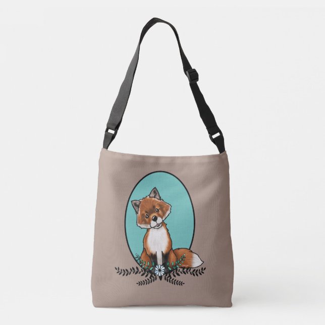 Bolso Cruzado KiniArt Zorro Dulce (Reverso)