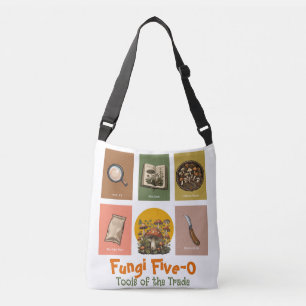 Bolso Cruzado Kit de herramientas del micólogo vintage: elemento