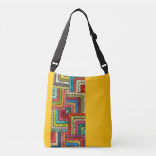 Bolso Cruzado Kitenge Pattern Home Decor pillow