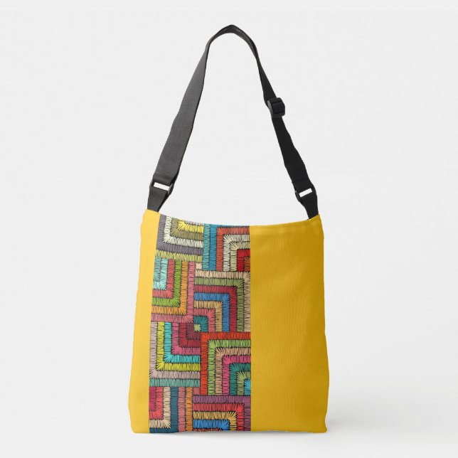 Bolso Cruzado Kitenge Pattern Home Decor pillow (Anverso)