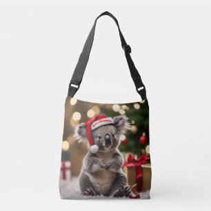 Bolso Cruzado Koala Lleva Sombrero De Santa,