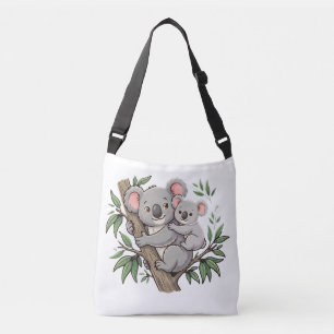 Bolso Cruzado Koalas kawaii madre e hijo