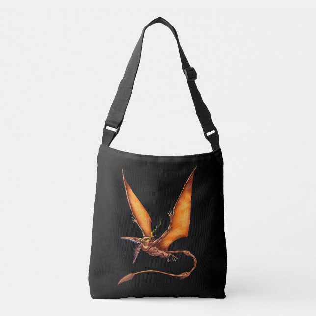 Bolso Cruzado Kongamato Cryptid Creature (Anverso)
