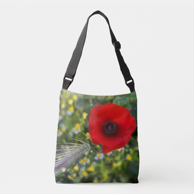 Bolso Cruzado La amapola roja (Anverso)