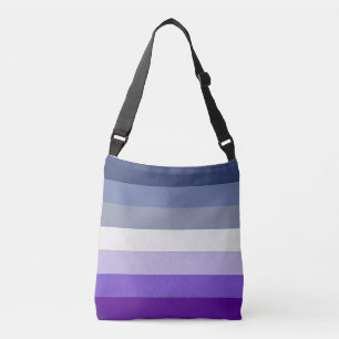 Bolso Cruzado La bandera del orgullo lésbico carnicero de Slippe