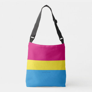 Bolso Cruzado La bandera pansexual del orgullo de SlipperyJoe es