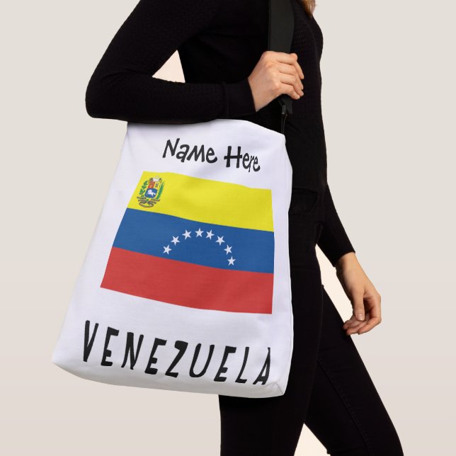 Bolso Cruzado La bandera venezolana personalizada (Detalle)