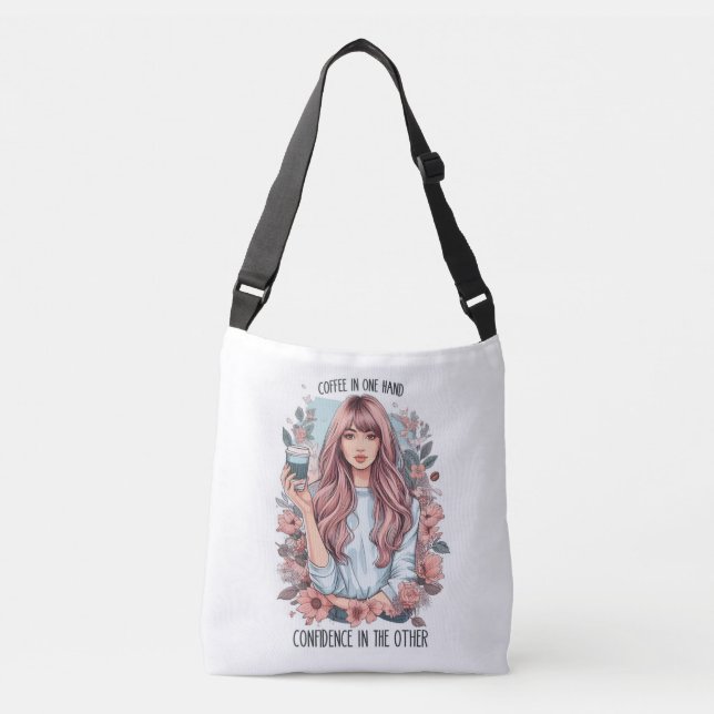 Bolso Cruzado La chica del café (Anverso)
