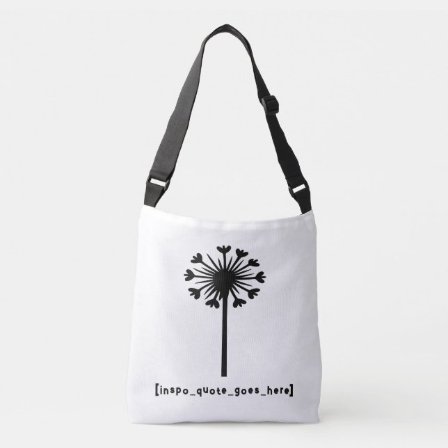 Bolso Cruzado La cita de Inspo está aquí (Anverso)