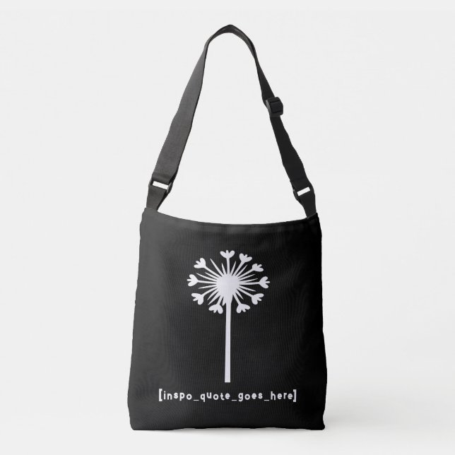 Bolso Cruzado La cita de Inspo está aquí (Anverso)