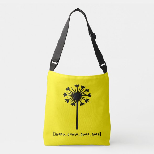 Bolso Cruzado La cita de Inspo está aquí (Anverso)