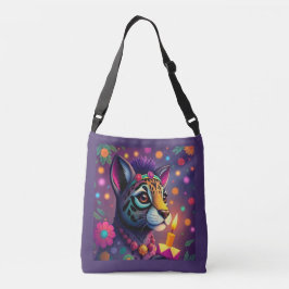 Bolso Cruzado la etnia africana Kwanzaa Animales salvajes disfra