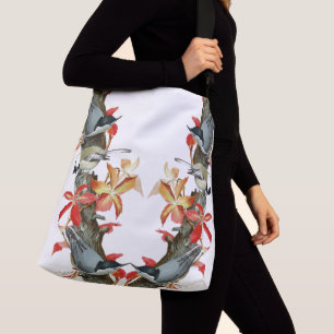 Bolso Cruzado La fauna de los pájaros del trepatroncos sale los