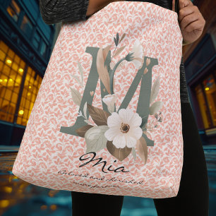 Bolso Cruzado La gracia florecida de Mia - Monograma floral boho